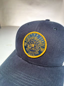 Trucker Hat with blue and gold patch